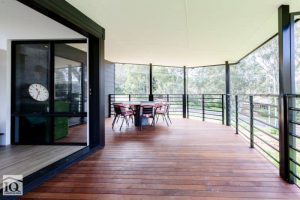 timber deck of custom built home in roleystone perth