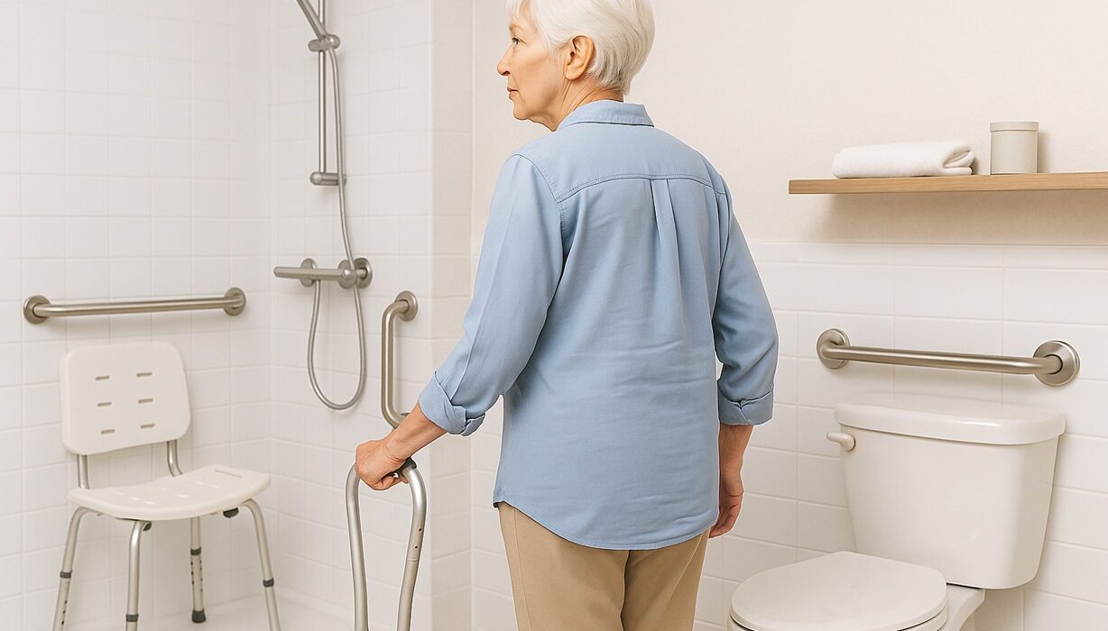 safe bathroom for elderly