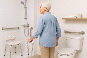 safe bathroom for elderly