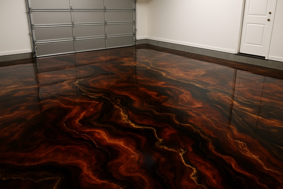 epoxy in marble design
