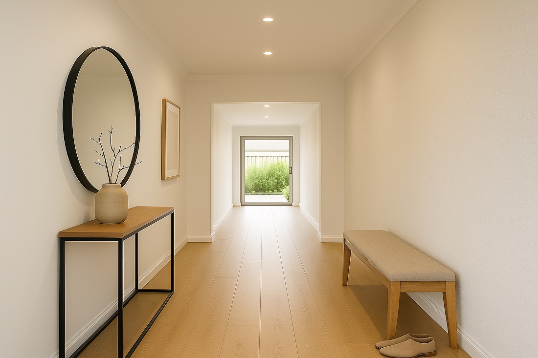open entry hallway must have when building a new home Australia