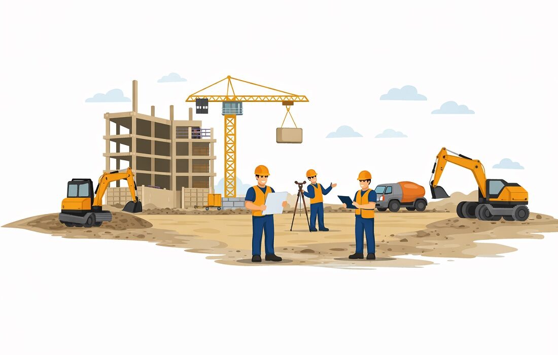 construction process showing itp