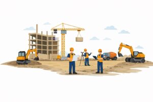 construction process showing itp