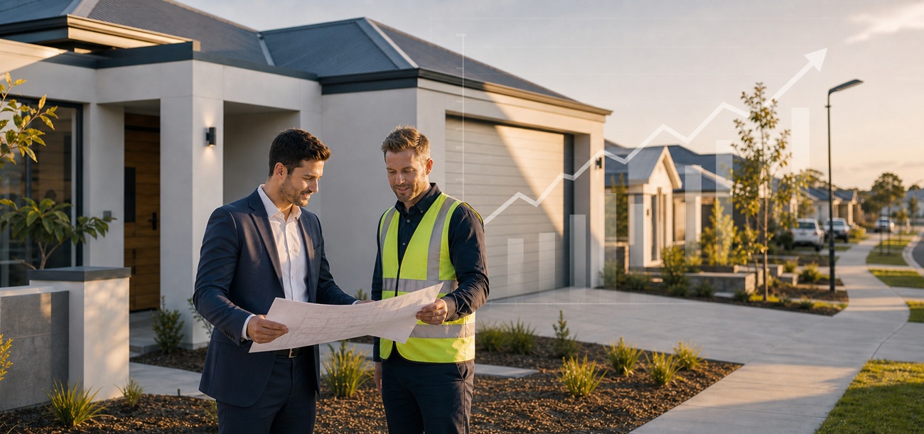 investor looking at rental property build in Perth