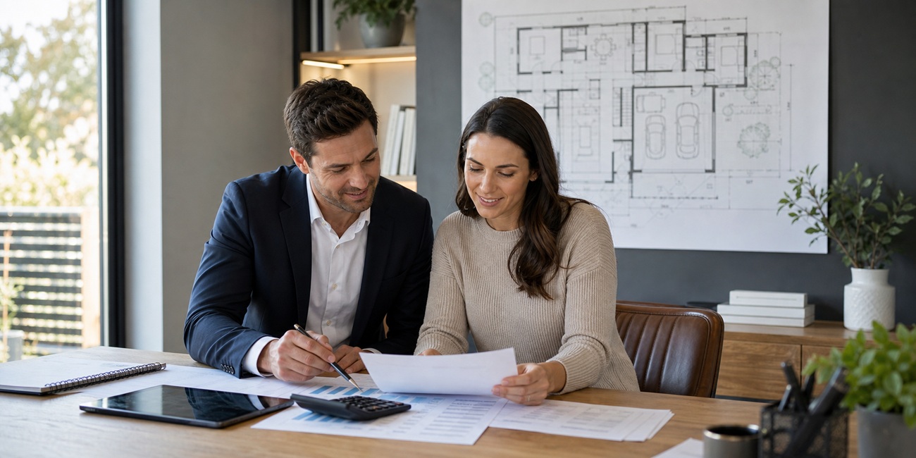 women discussing property tax change in Australia with a consultant