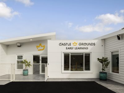 front image of castle grounds childcare in Halls Head built by IQ Construction commercial builders